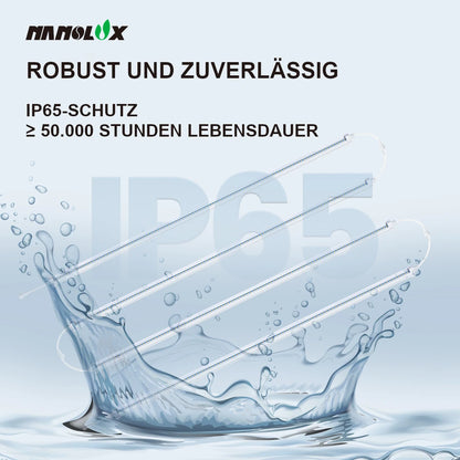 Nanolux GrowLink T8 LED PGF18E IP65 Schutz und robuste Bauweise